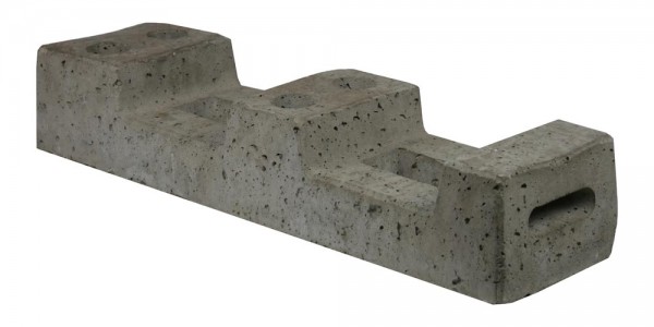 Bauzaunfuss aus Beton (180 mm Breite)