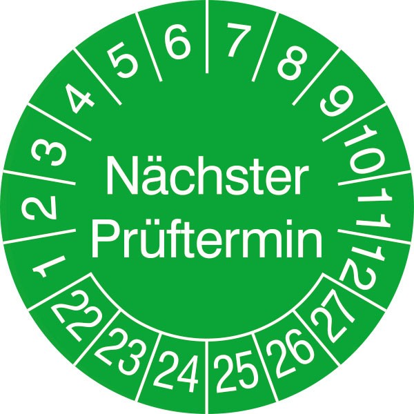 Prüfplakette Nächster Prüftermin