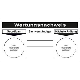 Wartungsnachweis