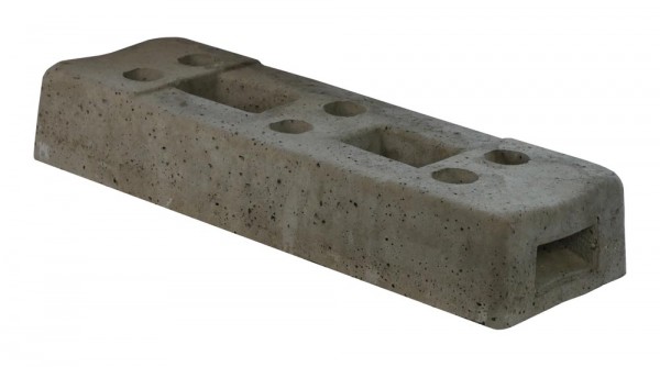 Bauzaunfuss aus Beton (220 mm Breite)