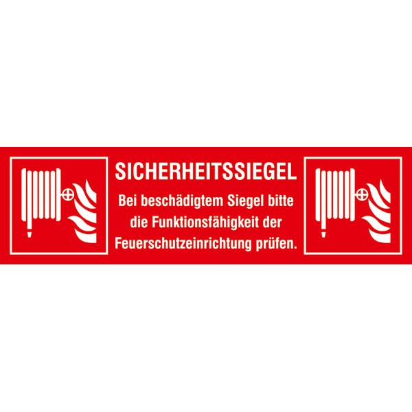 Sicherheitssiegel Brandschutz